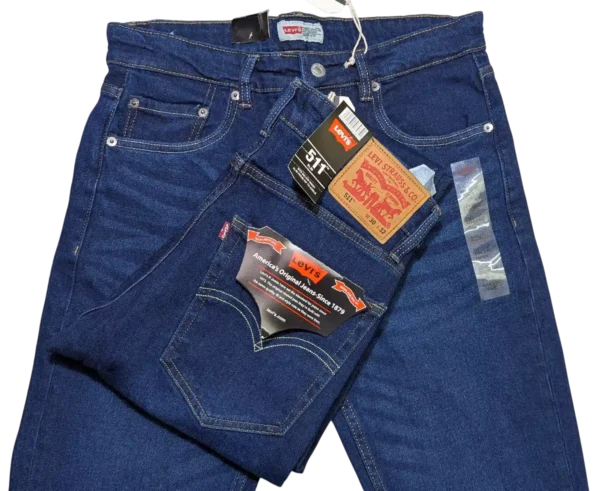 Levi's Premium Denim Jeans Pant : 'Denim Blue' - Image 3